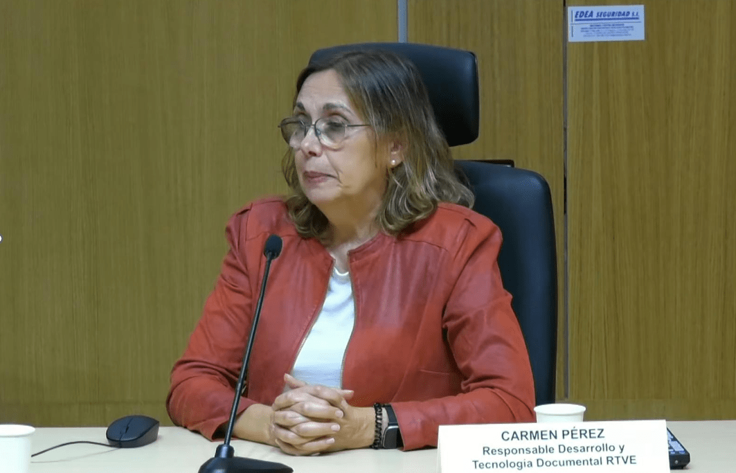 Carmen Pérez Cernuda, responsable del desarrollo y tecnología documental de Radio Televisión Española (RTVE)