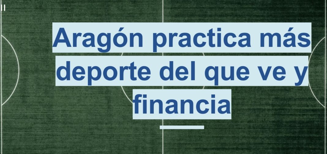 Aragón practica más deporte del que ve y financia