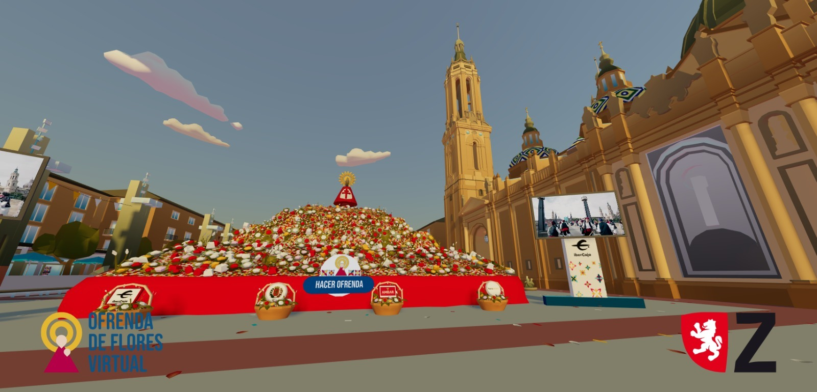 Ofrenda virtual Fiestas del Pilar de Zaragoza, 2020